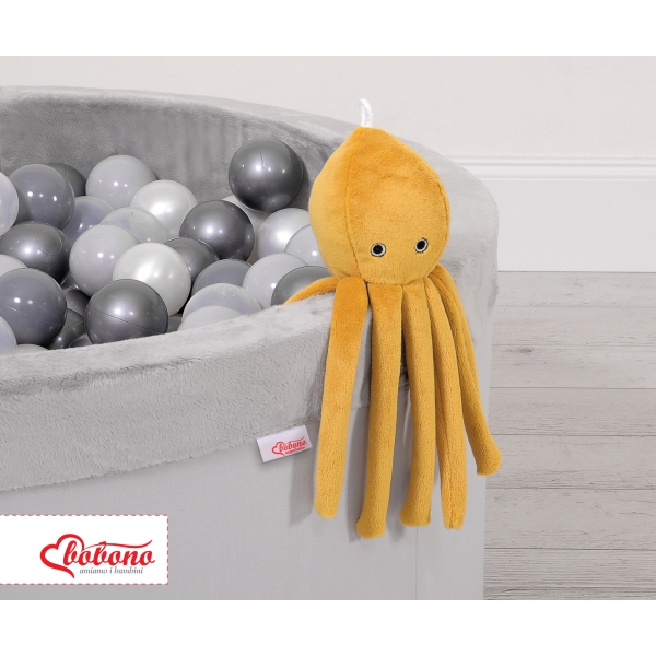 Peluche Polpo Coccolone per Neonati Giallo Miele