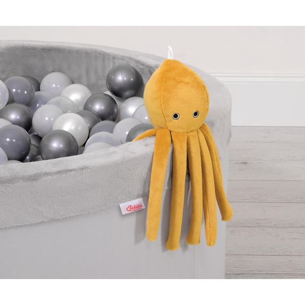 Peluche Polpo Coccolone per Neonati Giallo Miele