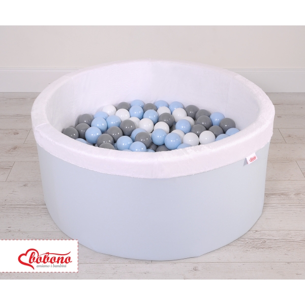 Piscina di Palline con 200 Palline Colorate Blu