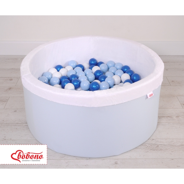 Piscina di Palline con 200 Palline Colorate Blu