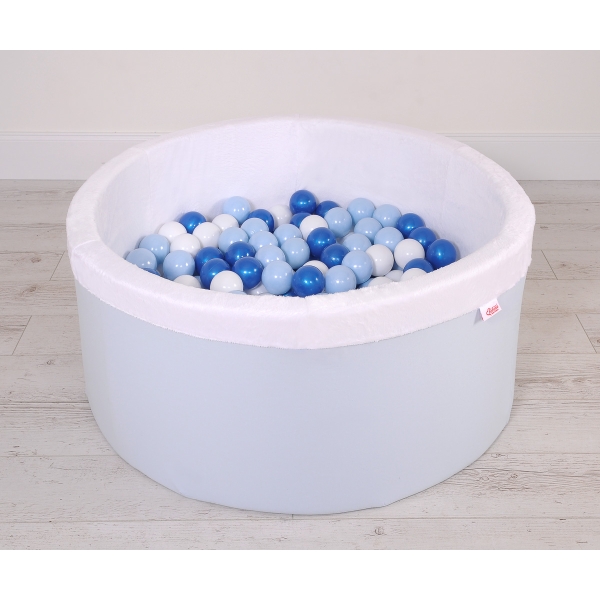 Piscina di Palline con 200 Palline Colorate Blu