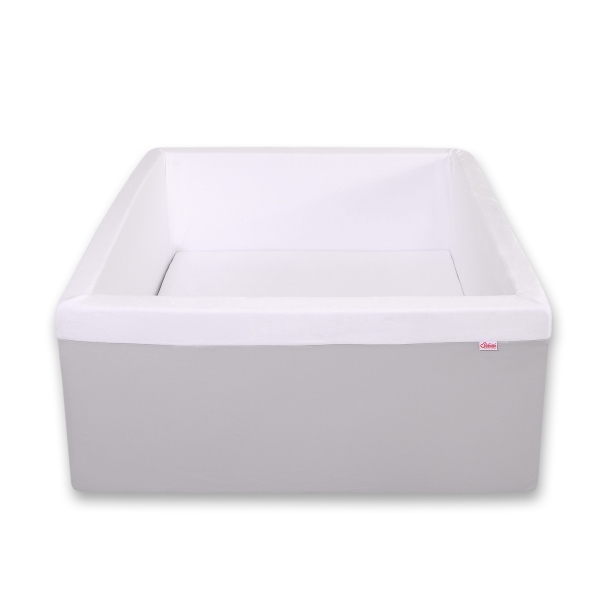 Piscina di Palline per Bambini Quadrato Grigio