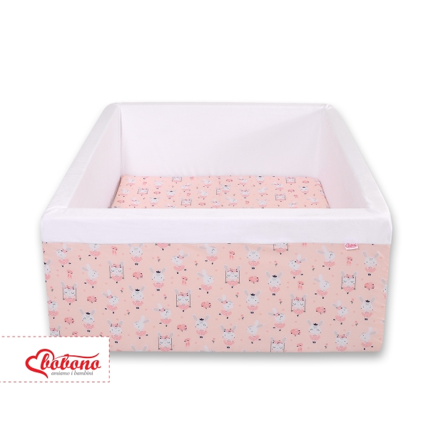 Piscina di Palline per Bambini Quadrato Rosa Ballerine