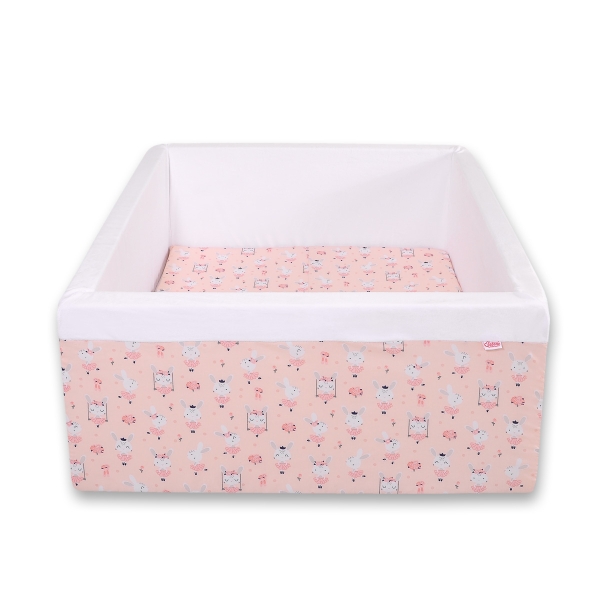 Piscina di Palline per Bambini Quadrato Rosa Ballerine