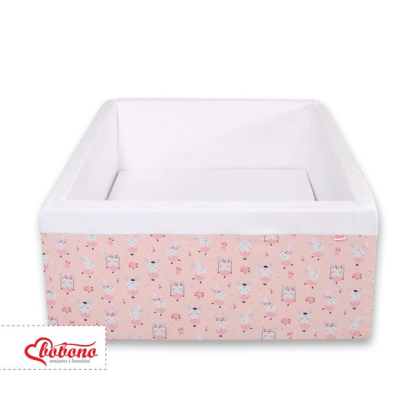 Piscina di Palline per Bambini Quadrato Rosa Ballerine
