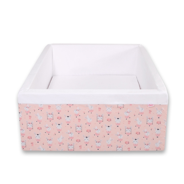 Piscina di Palline per Bambini Quadrato Rosa Ballerine