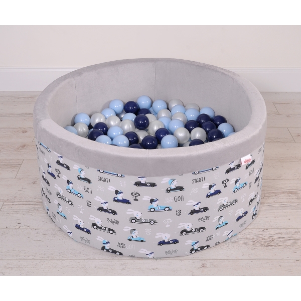 Piscina Morbida con 200 Palline Colorate Conigli