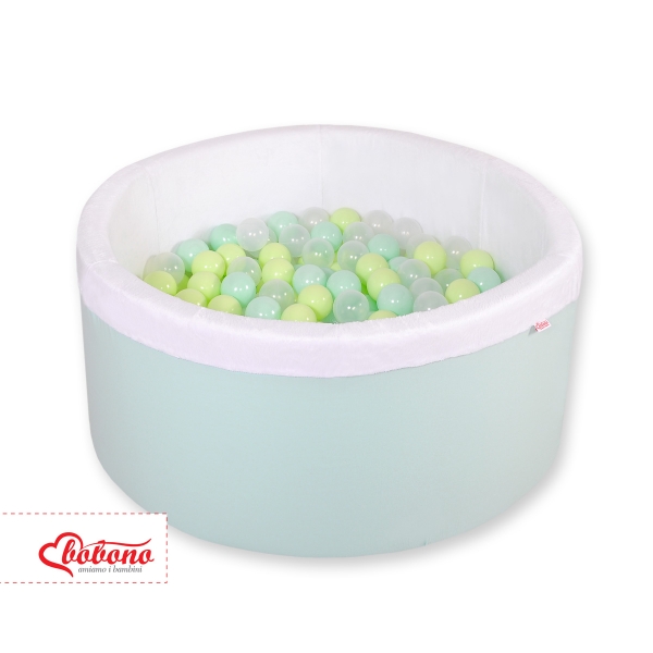 Piscina per Palline con 200 Palline Menta