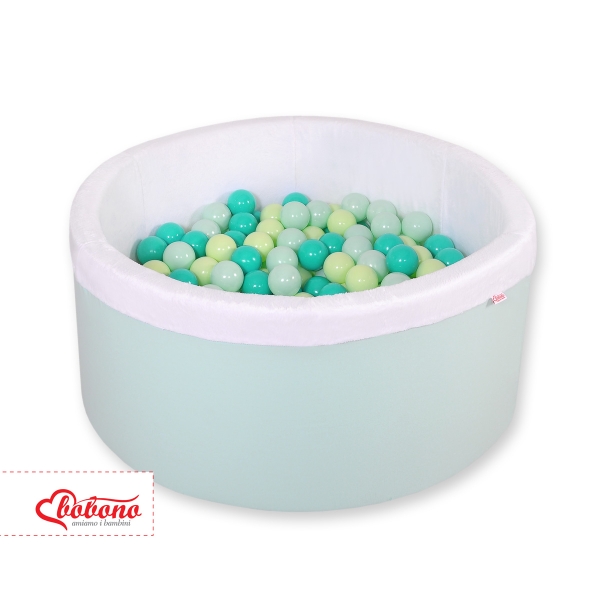 Piscina per Palline con 200 Palline Menta