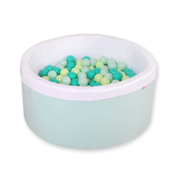 Piscina per Palline con 200 Palline Menta