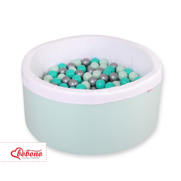 Piscina per Palline con 200 Palline Menta