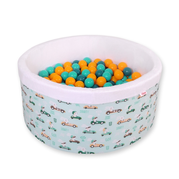 Piscina per Palline con 200 Palline Menta