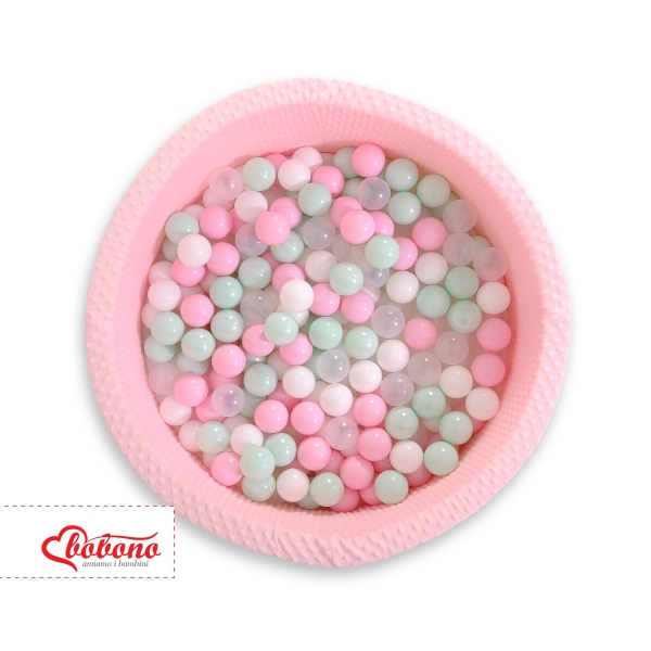 Piscina per Palline con 200 Palline Rosa