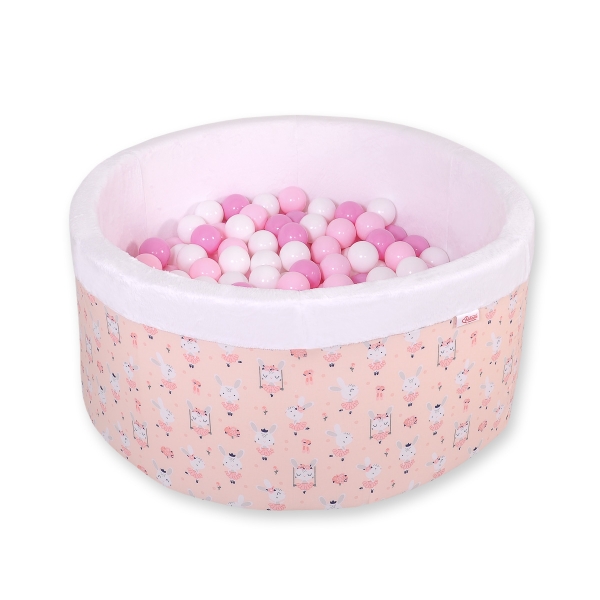 Piscina per Palline con 200 Palline Rosa Ballerine