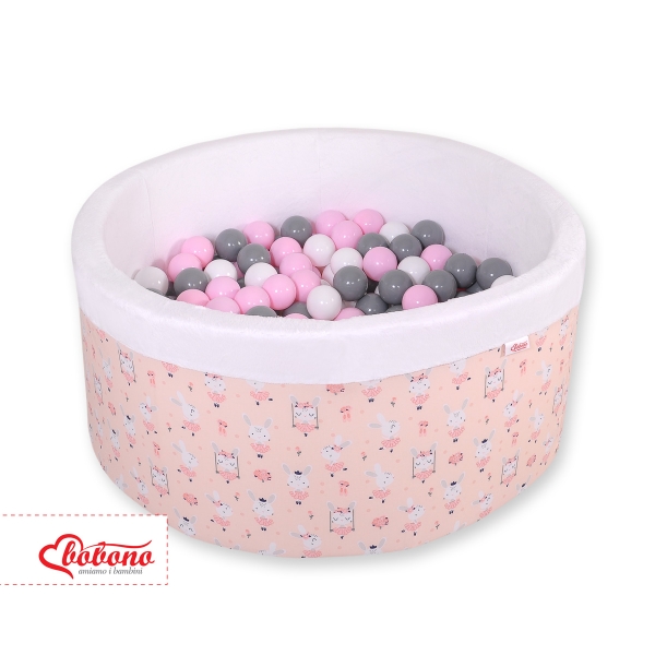 Piscina per Palline con 200 Palline Rosa Ballerine