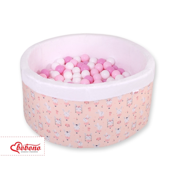 Piscina per Palline con 200 Palline Rosa Ballerine