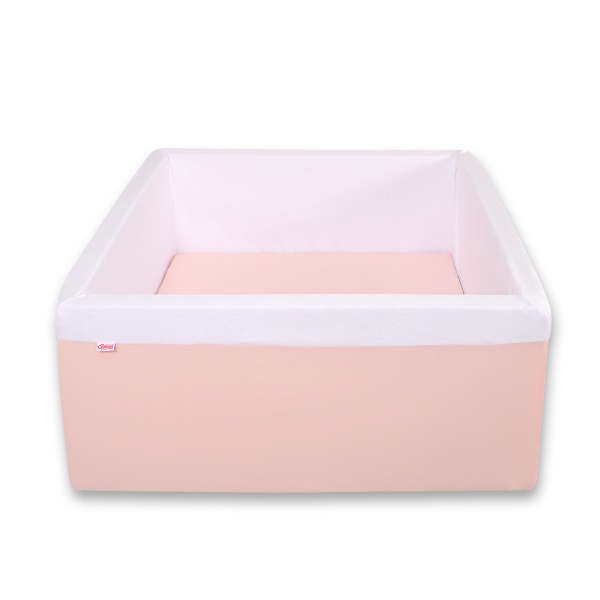 Piscina Vuota per Palline Quadrato Rosa Cipria