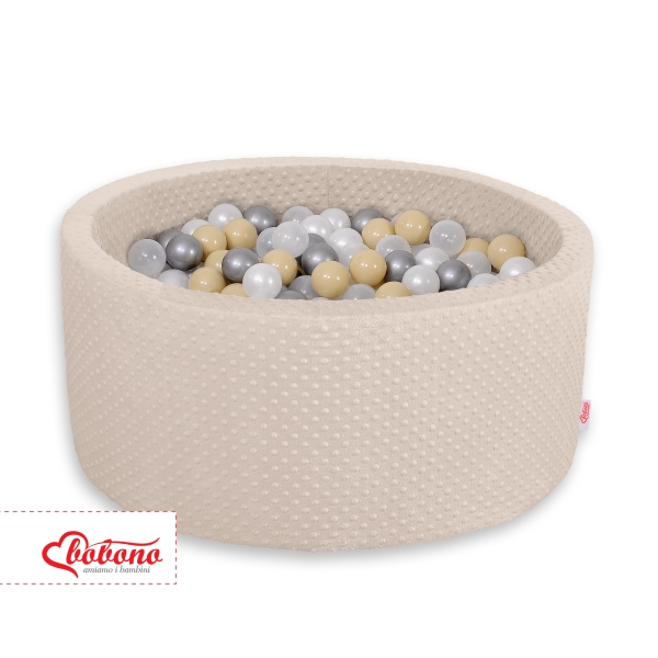 Piscinetta Morbida di Palline con Palline Beige