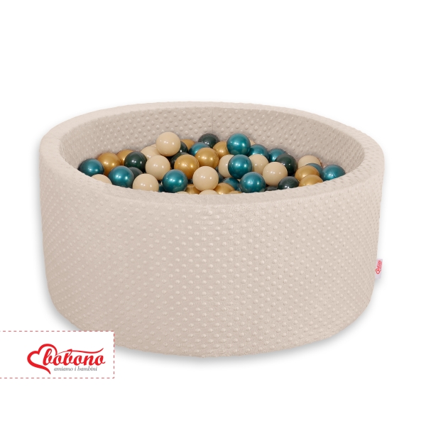 Piscinetta Morbida di Palline con Palline Beige