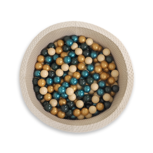 Piscinetta Morbida di Palline con Palline Beige