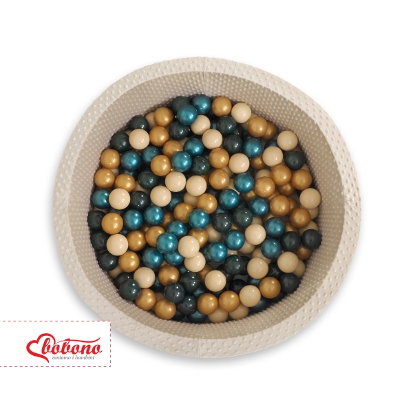 Piscinetta Morbida di Palline con Palline Beige