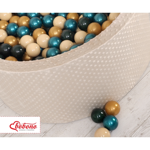 Piscinetta Morbida di Palline con Palline Beige