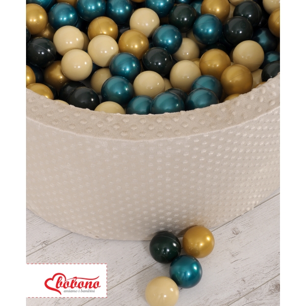 Piscinetta Morbida di Palline con Palline Beige
