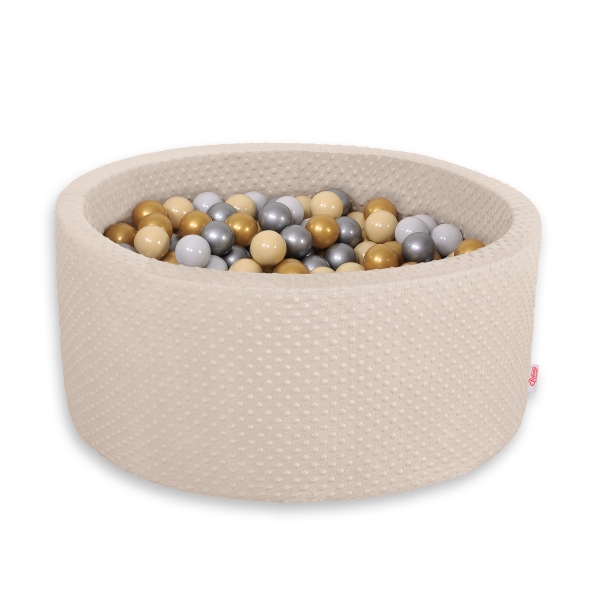 Piscinetta Morbida di Palline con Palline Beige