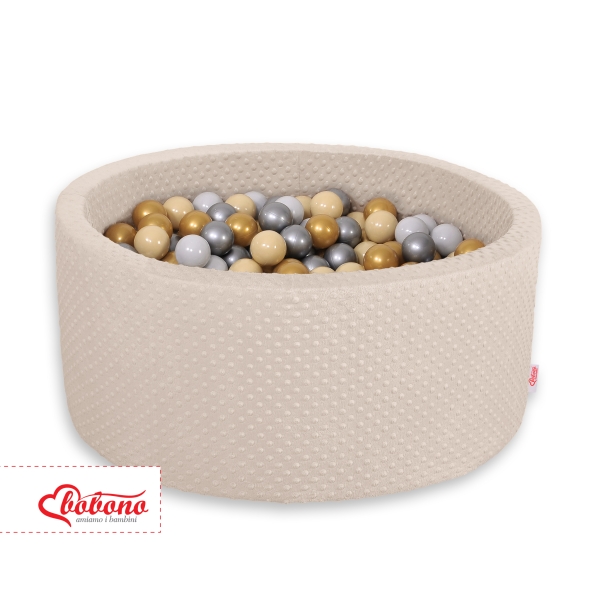 Piscinetta Morbida di Palline con Palline Beige