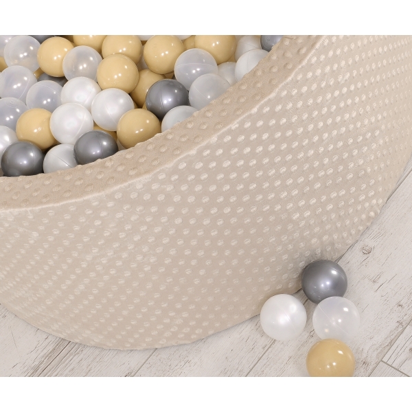 Piscinetta Morbida di Palline con Palline Beige