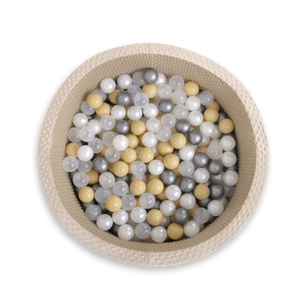 Piscinetta Morbida di Palline con Palline Beige
