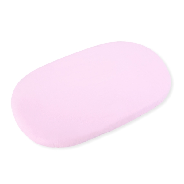Lenzuolo con angoli in cotone per culla - 2 pezzi Rosa Set
