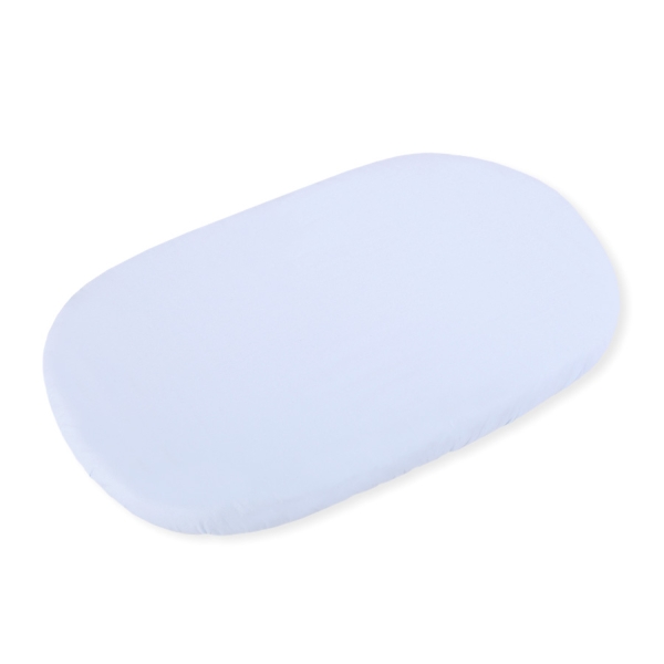Lenzuolo con angoli in cotone per culla - 2 pezzi Blu Set