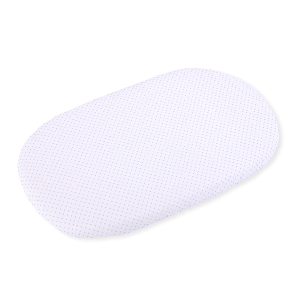 Lenzuolo con angoli in cotone per culla - 2 pezzi Blu Set