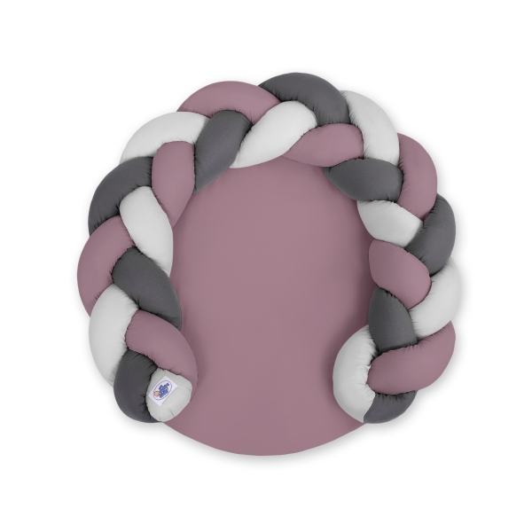 Riduttore Intrecciato Tappetino 2 in 1 Grigio Viola Pastello Antracite