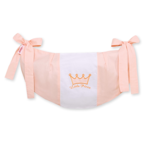 Sacca per Giocattoli per Lettino Rosa Cipria Little Prince/Princess