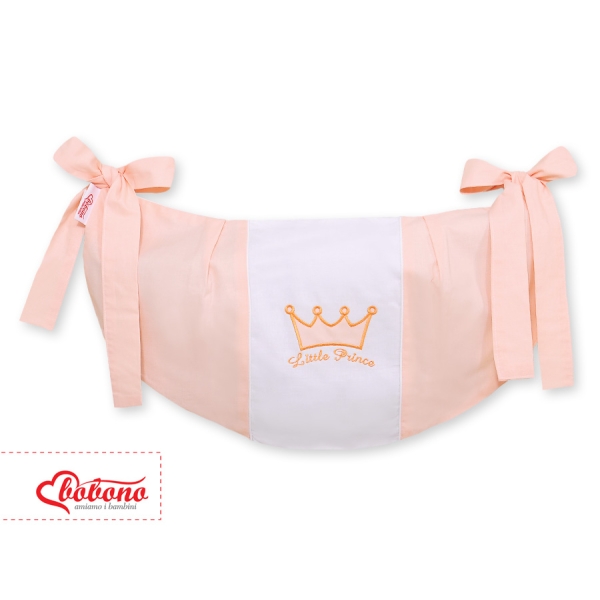 Sacca per Giocattoli per Lettino Rosa Cipria Little Prince/Princess