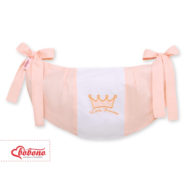 Sacca per Giocattoli per Lettino Rosa Cipria Little Prince/Princess
