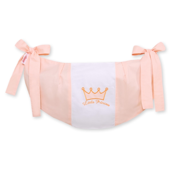Sacca per Giocattoli per Lettino Rosa Cipria Little Prince/Princess