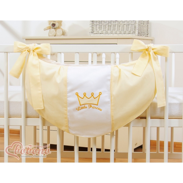 Sacca per Giochi Giocattoli Creme Little Prince/Princess