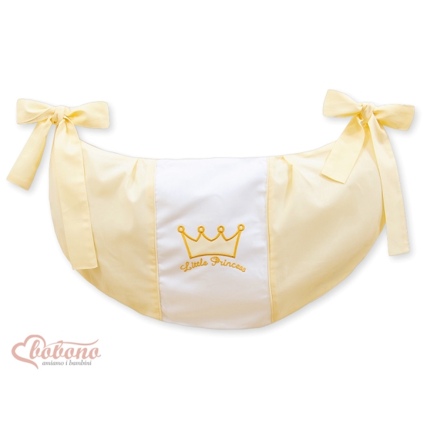 Sacca per Giochi Giocattoli Creme Little Prince/Princess