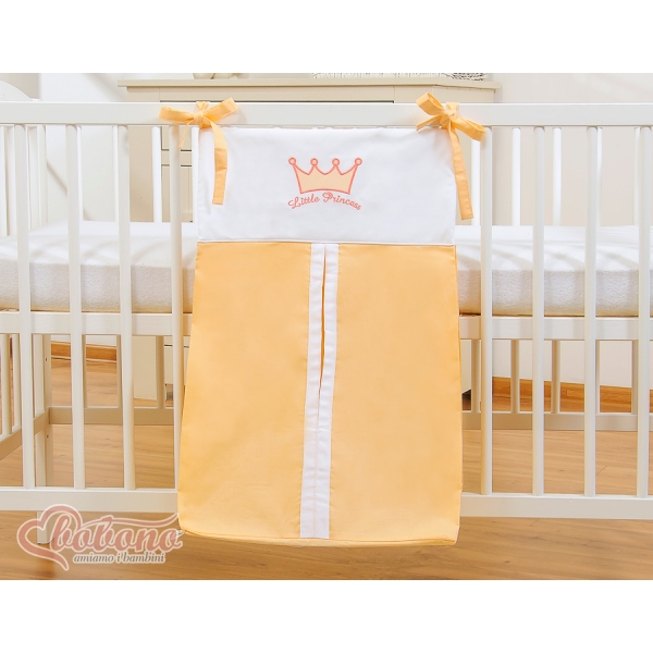 Sacca per Pannolini per Lettino Neonato Pesca Little Prince/Princess