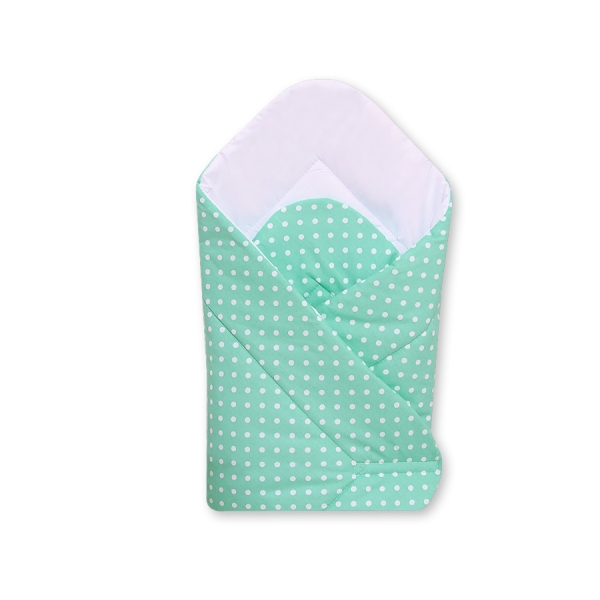 Sacco Nanna Menta Pois Bianchi Cuori
