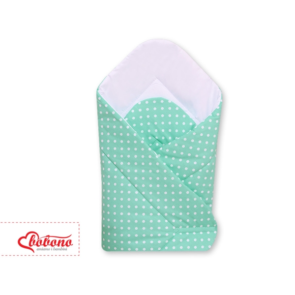 Sacco Nanna Menta Pois Bianchi Cuori