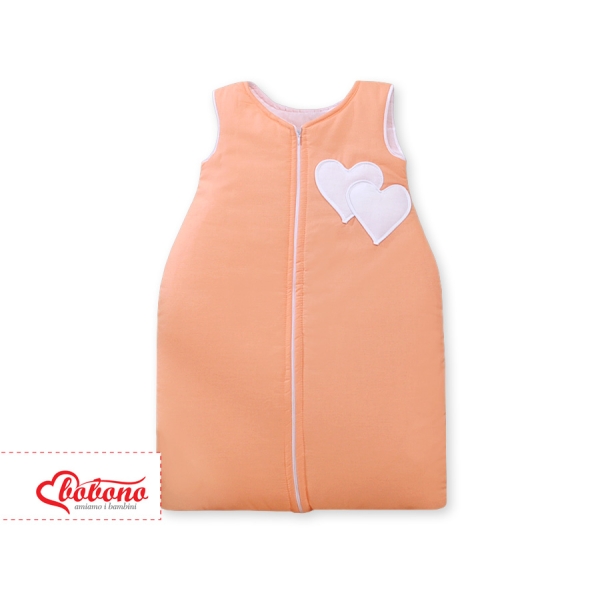 Sacco Nanna per Neonati Arancio Cuori