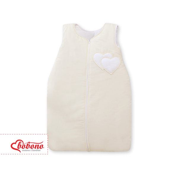 Sacco Nanna per Neonati Creme Cuori