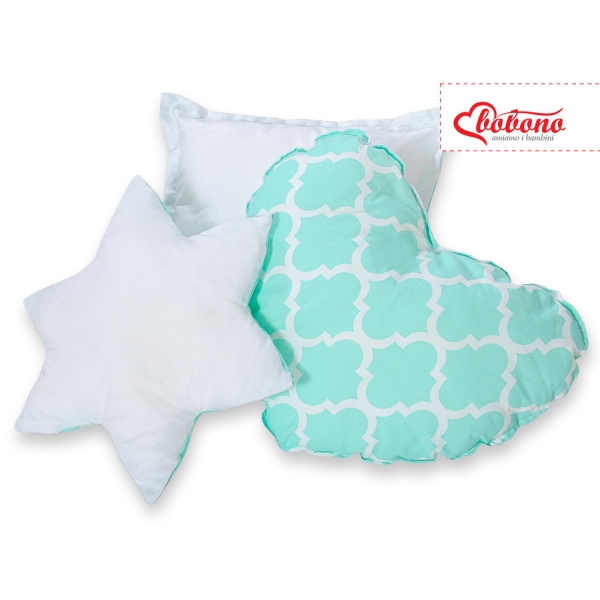 Set 3 Cuscini Menta Marocco