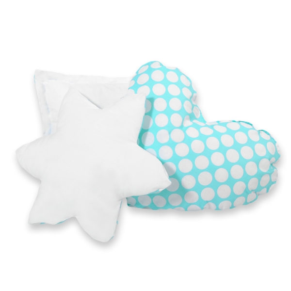 Set 3 Cuscini Turchese