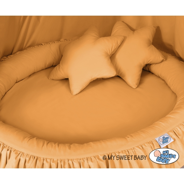 Set: Baldacchino da Appendere + Nido con Balze + Cuscini Giallo Miele