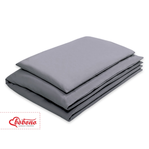 Set Biancheria 2 parti Antracite Cuori